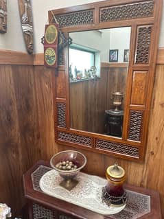 chinioti mirror with console