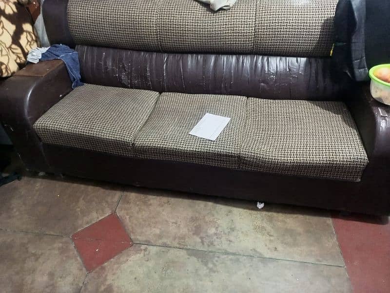 bed dressinh and 7 seater sofa for sale 3