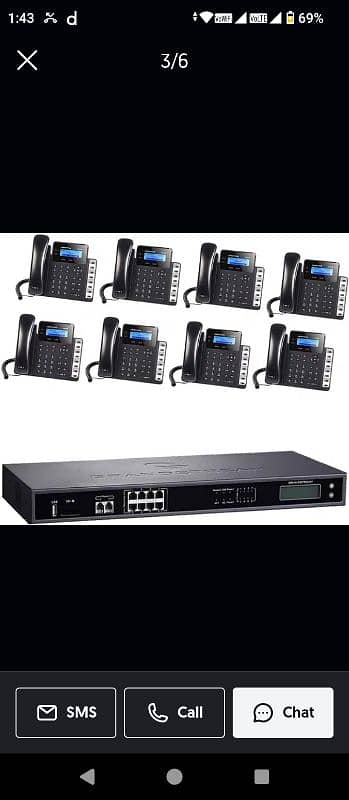 Ip Telephone Set Grand stream Dinstar  VOIP PBX Exchange 0