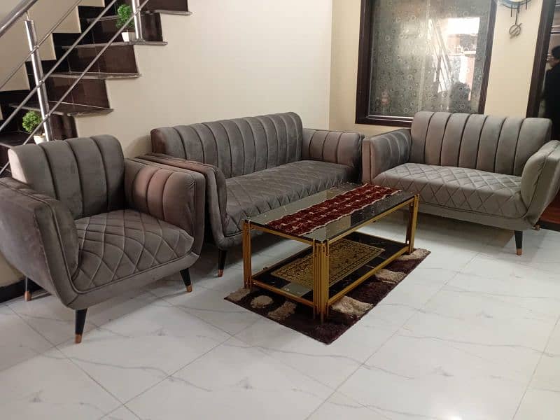 6 seater sofa set brand new 1