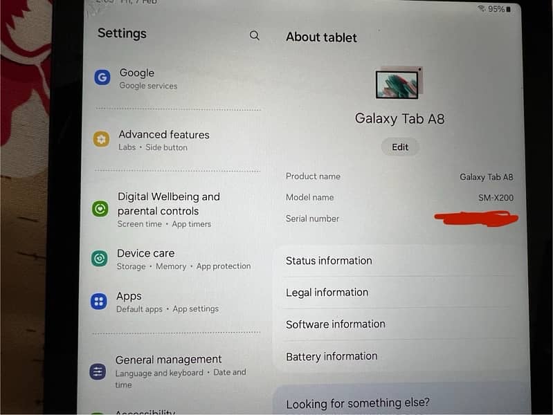 Samsung Tab A8 32gb 1