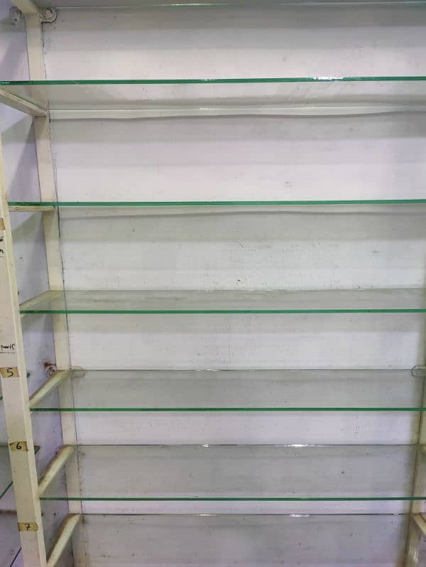 Glass Counter and Glass Racks for sale. . 0