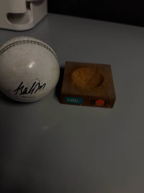 babar azam signed ball 3