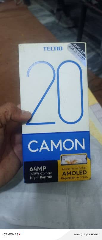 Cammon 20 16/256 brand new condtion screen finger 1