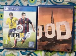 PS4 Games (Cricket 19,Fifa 15) Used 10/10 Condition