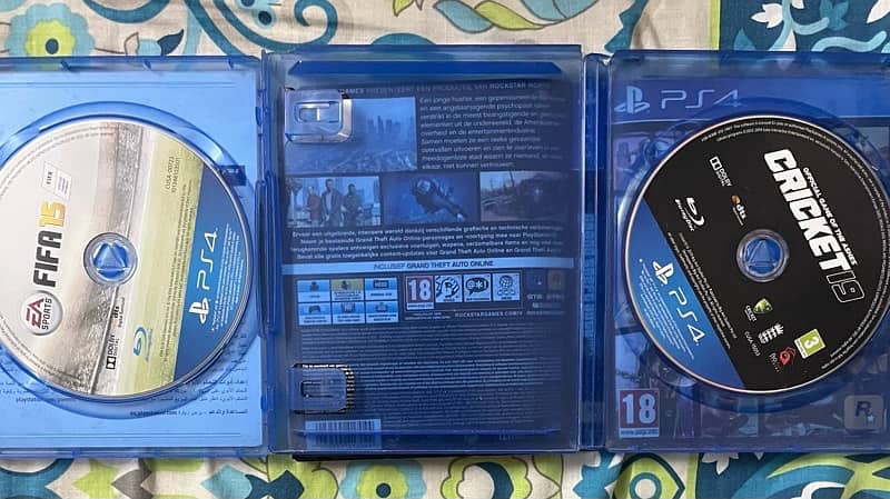 PS4 Games (Cricket 19,Fifa 15) Used 10/10 Condition 1