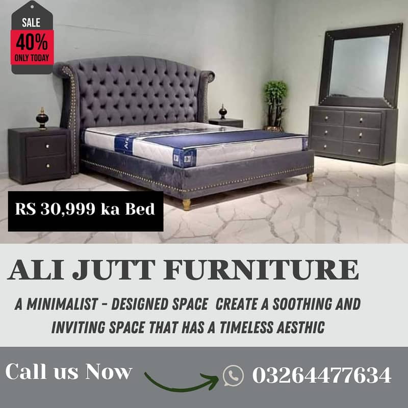 Double bed/double bed/polish bed/bed /furniture/single bed 3