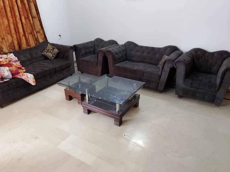 07 seater sofa set with 03 tables 0