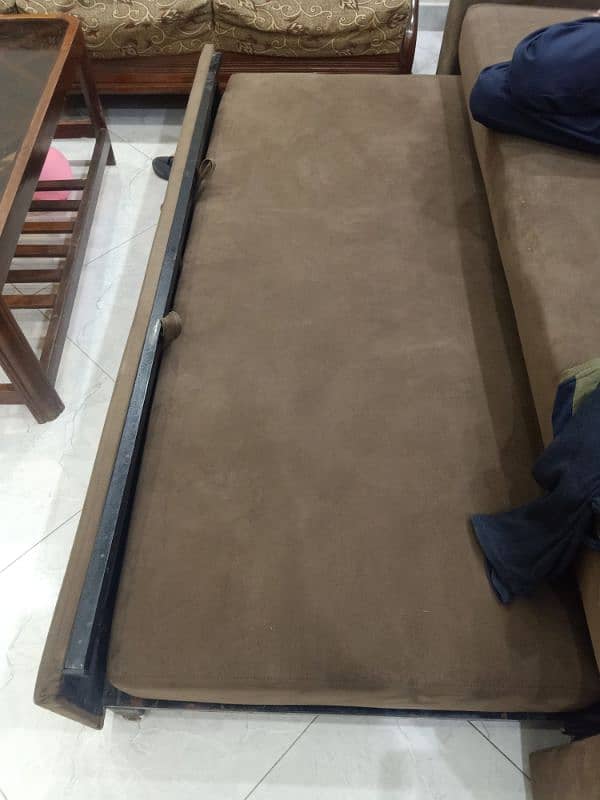 triple sofa combed in brownish color 9