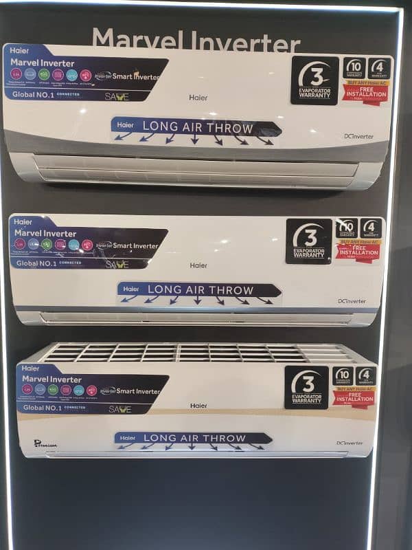 Haier Pel Orient Eco star Gree Dc inverters New 0