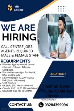 Call Centre Jobs || US, USA, CANADA Campaign | CSR Required ( Jobs )