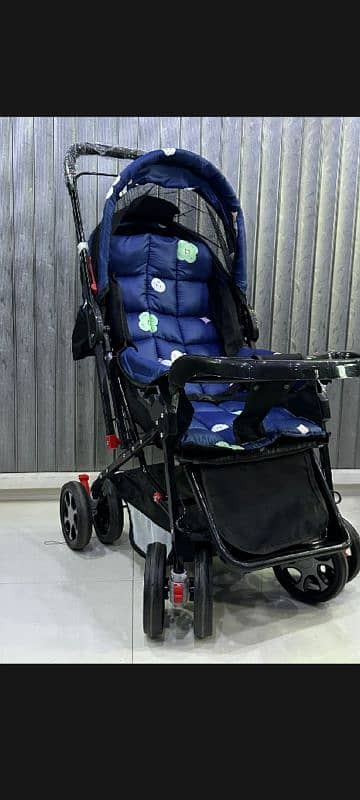 IMPORTED  HIGH QUALITY  8- tyrs foldable baby stroller in blue color 0