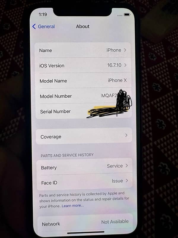 iphone x 256gb non pta 0