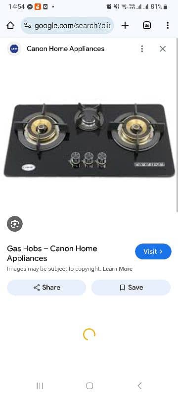 canon gas stove 0