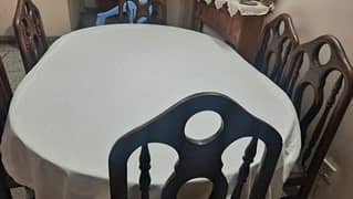 Dining table with chair