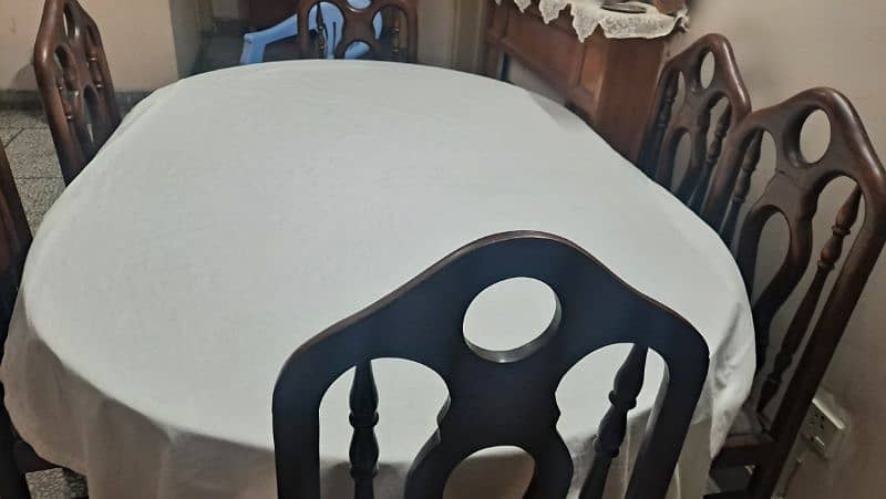 Dining table with chair 0