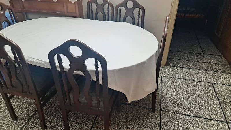 Dining table with chair 3