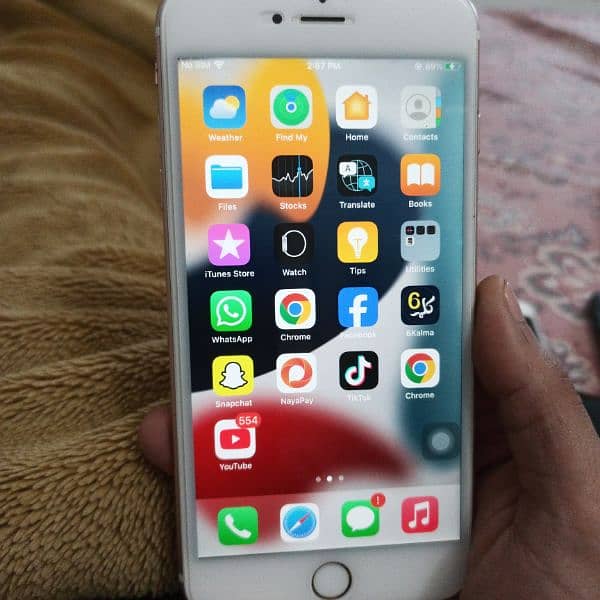 iphone 6s+ 128 gb non pta okay phone ha read add full urgent sale 5