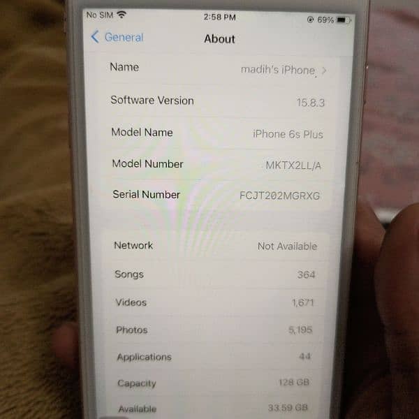 iphone 6s+ 128 gb non pta okay phone ha read add full urgent sale 6