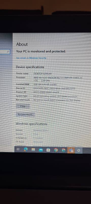 lenovo 360 ideapad (AMD  A6 7th Generation) 4