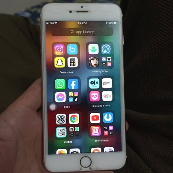 iphone 6s+ non pta 128 gb read add full 2