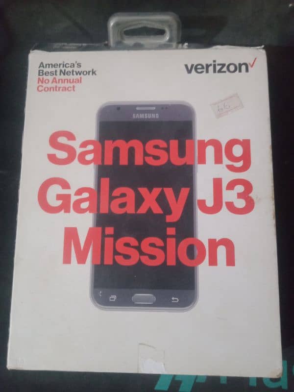 samsung j3 mission with box 3