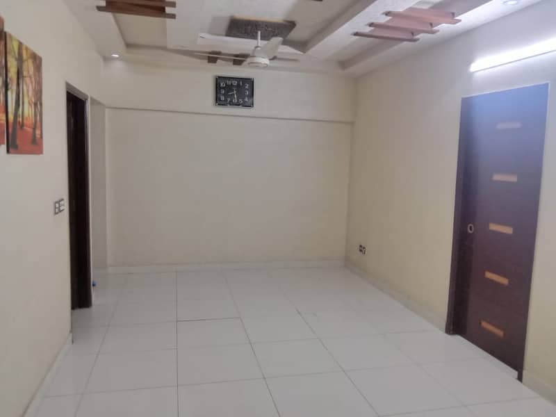 NEWLY FLAT 2 BAD DD 3RD FLOOR ROAD FACING ON MAIN RASHID MINHAS ROAD 12