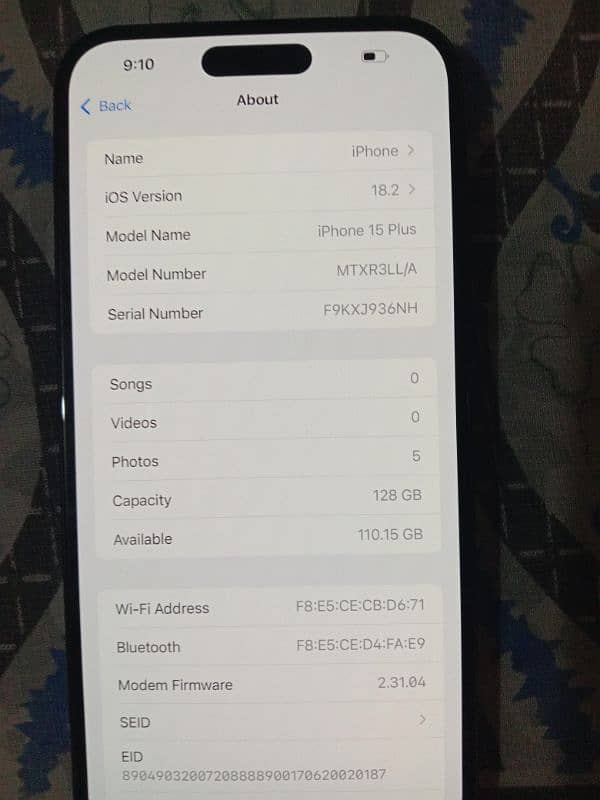 iphone 15 Plus JV 128 GB 3