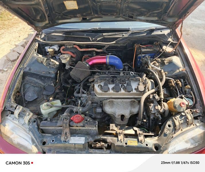 Honda Civic 1995 dolphin D17 engine installed 11