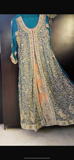 Bridal Mexi | Wedding Dress | walima Dress | Designer |Tail duppatta