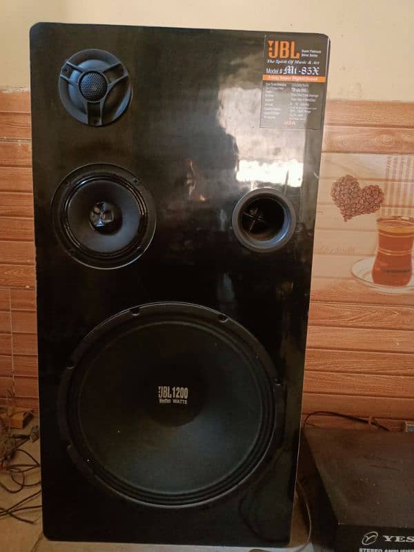 12 inches speakers with amplifier. 1