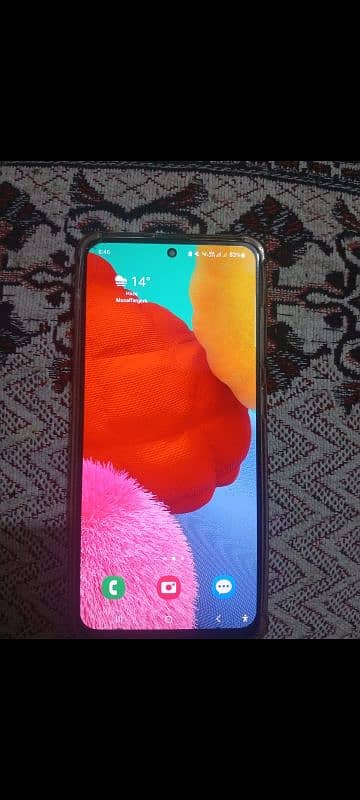 samsung a51 used A1 condition with box charger 2