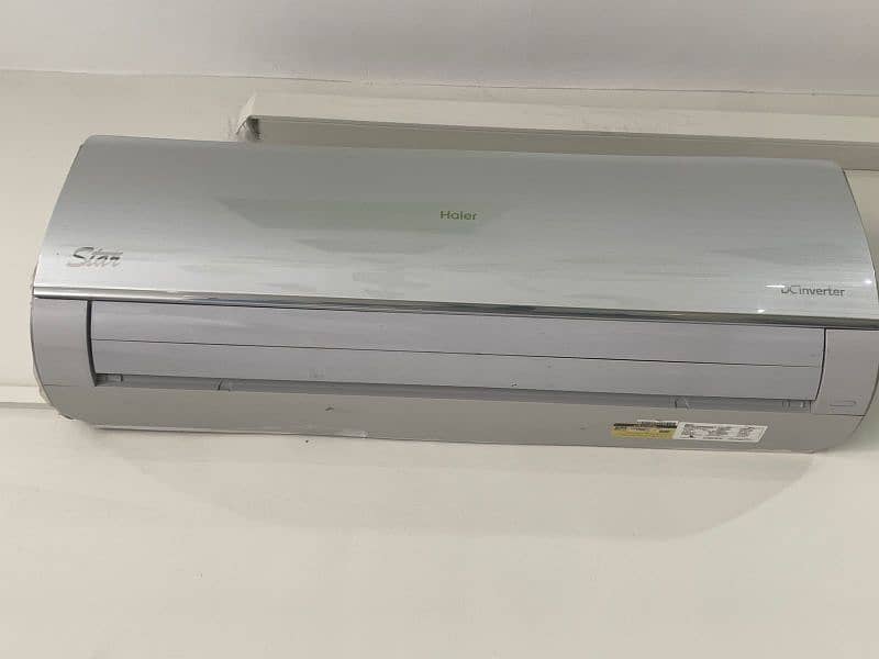 Haier 1.5 ton DC inverter heat and cool 0