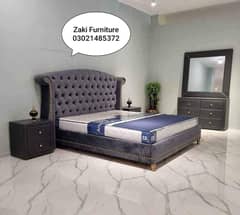 bed/Double bed/king size bed/bed set/Poshish bed/furniture