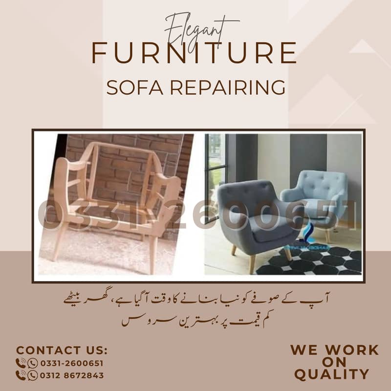 Sofa Maker - Sofa set for sale - Sofa repairing - Sofa repair 0