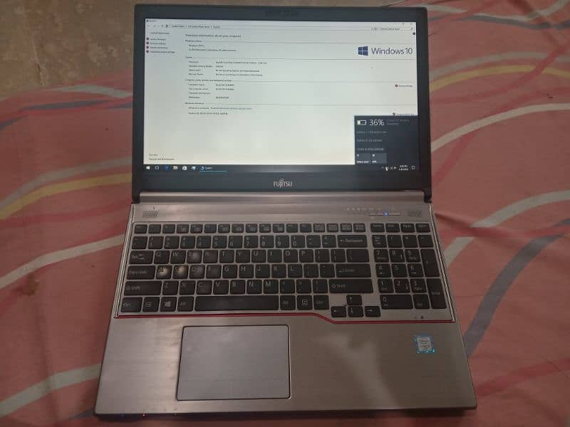 Fujitsu e756, i5 6th, 4gb, 500gb sshd 0