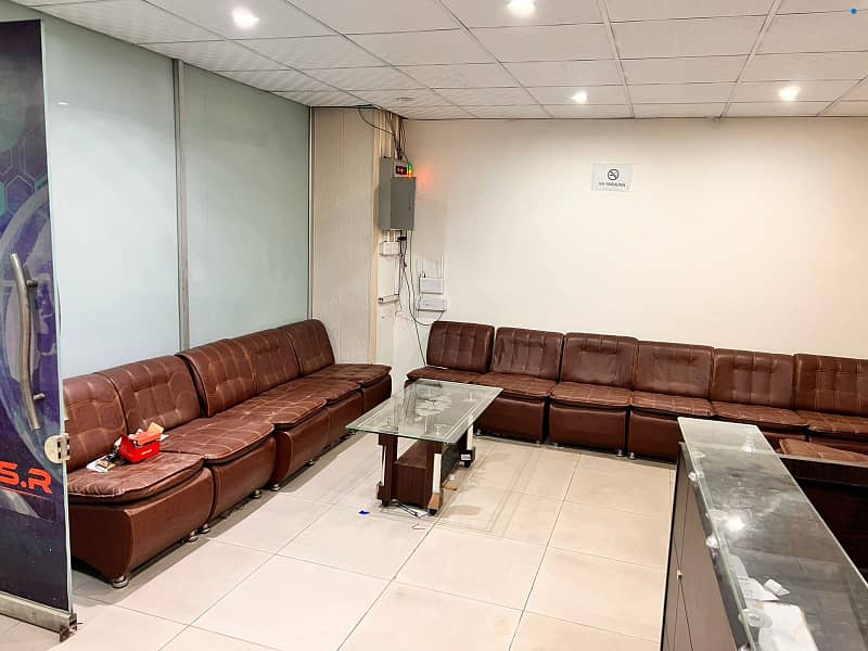 1800 Square Feet furnished Commercial New Corporate OFFICE FOR RENT GULBERG 3 3