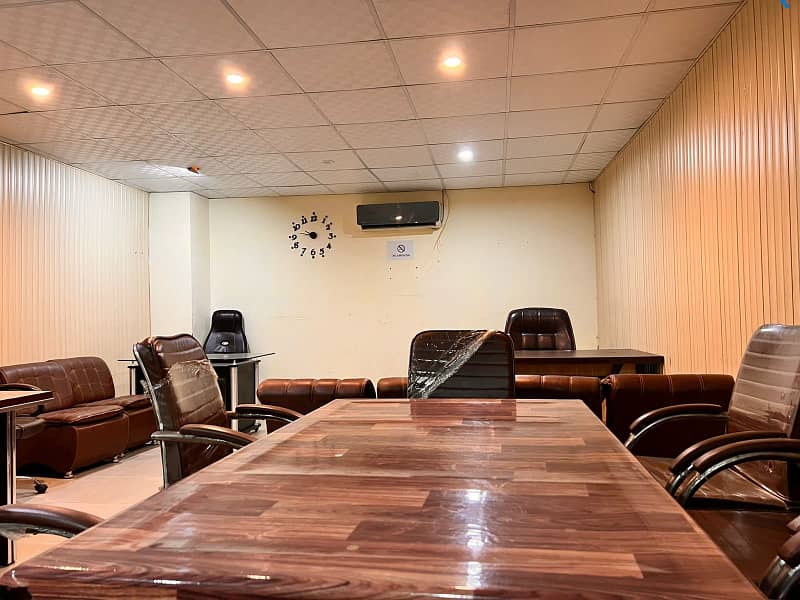 1800 Square Feet furnished Commercial New Corporate OFFICE FOR RENT GULBERG 3 5