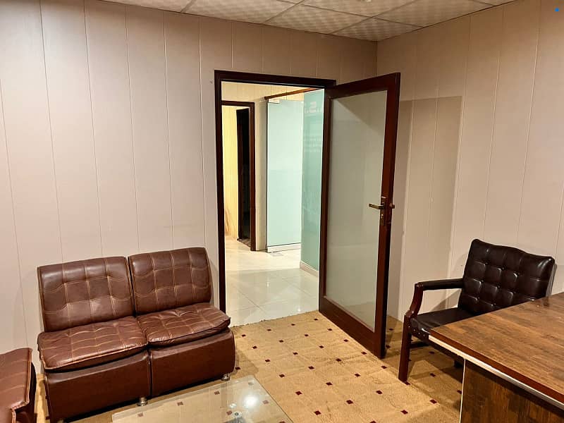 1800 Square Feet furnished Commercial New Corporate OFFICE FOR RENT GULBERG 3 7