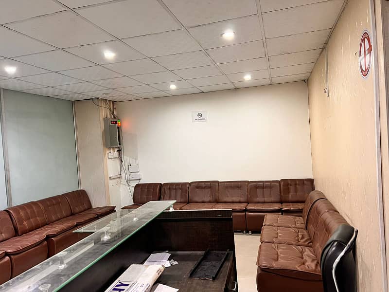 1800 Square Feet furnished Commercial New Corporate OFFICE FOR RENT GULBERG 3 9