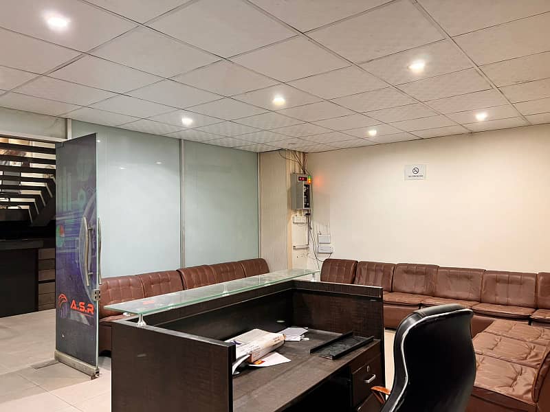 1800 Square Feet furnished Commercial New Corporate OFFICE FOR RENT GULBERG 3 10