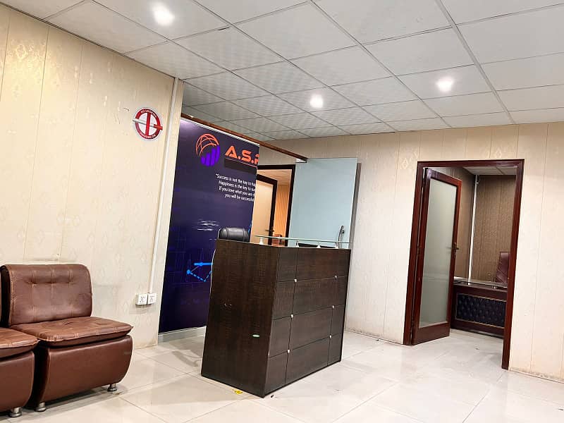 1800 Square Feet furnished Commercial New Corporate OFFICE FOR RENT GULBERG 3 11