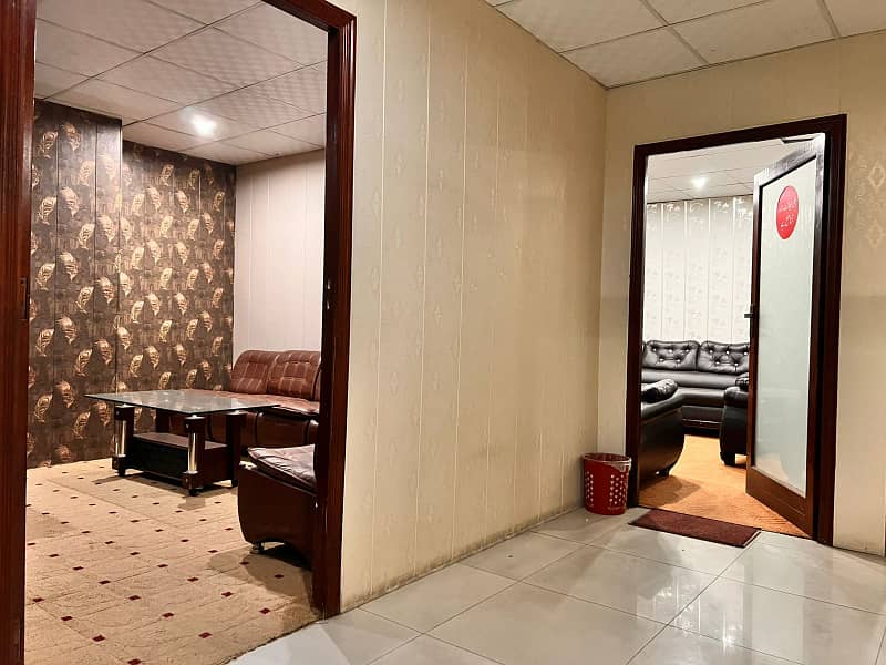 1800 Square Feet furnished Commercial New Corporate OFFICE FOR RENT GULBERG 3 12