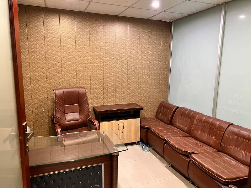 1800 Square Feet furnished Commercial New Corporate OFFICE FOR RENT GULBERG 3 23