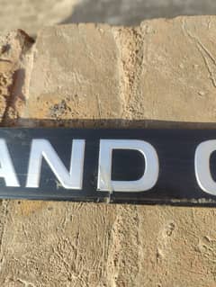 Land cruiser 80 series back garnish/ logo Genuine