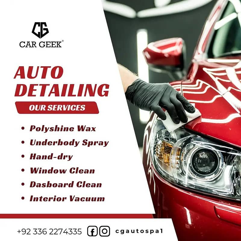 Car Detailing/Coating/General Services Products Shampooed Compounding 11