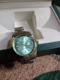 Automatic Rolex watch with complete box