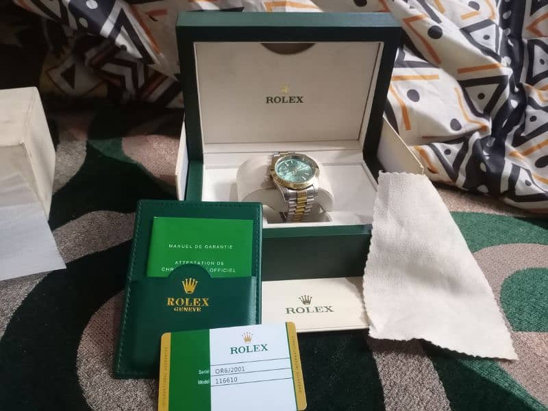 Automatic Rolex watch with complete box 1