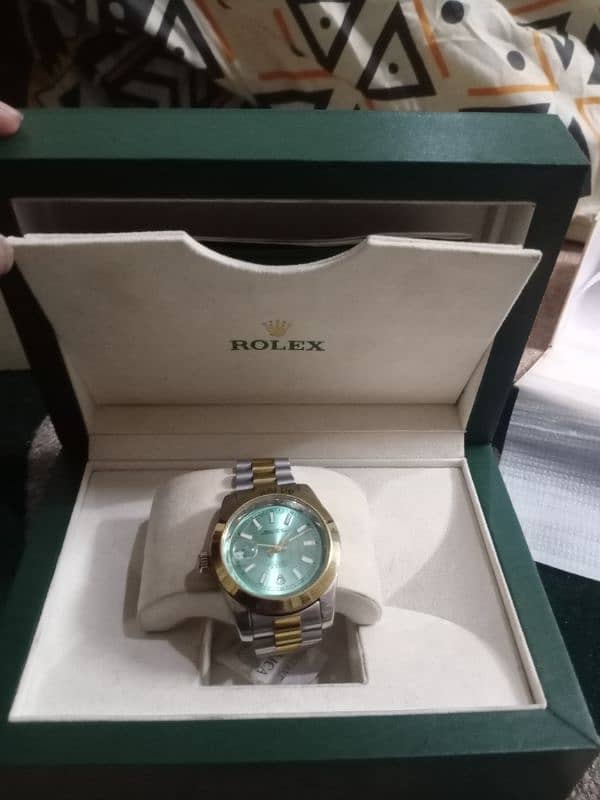 Automatic Rolex watch with complete box 2