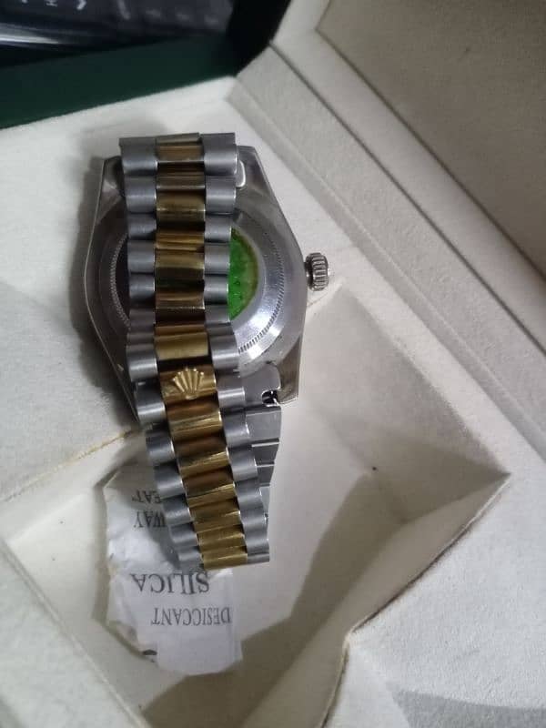 Automatic Rolex watch with complete box 3